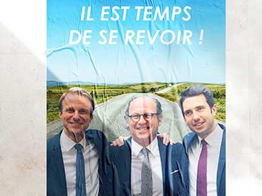 Le 15 juin, ce trio enlève le masque 😷 Et pour le reste…